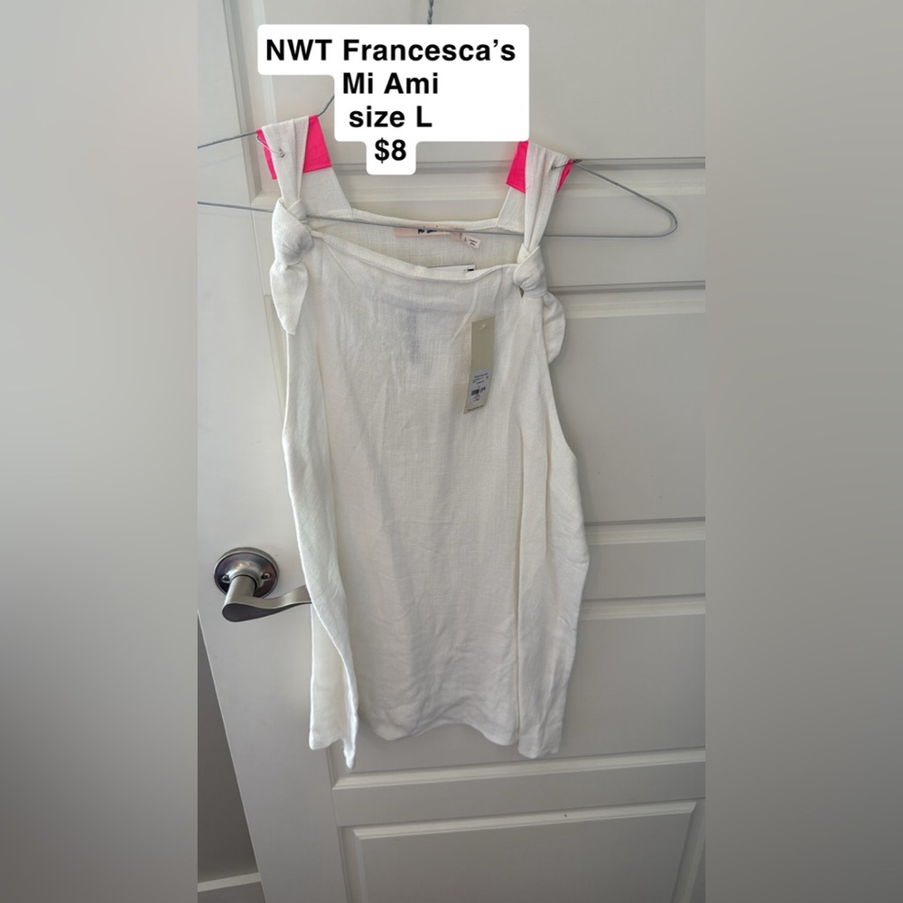 White Sleeveless Top
